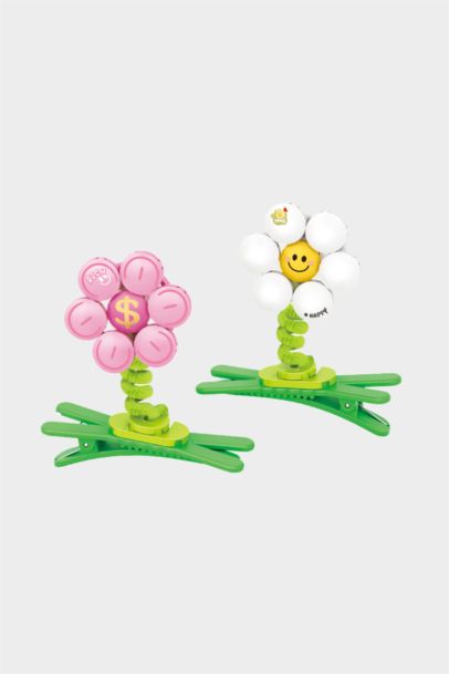 Girl 2 Piece Flower Hair Clips