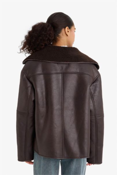 Regular Fıt Suni Kürk Astarlı Mont