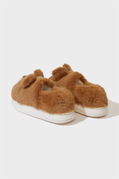 Girl Flat Sole Bear Home Slippers