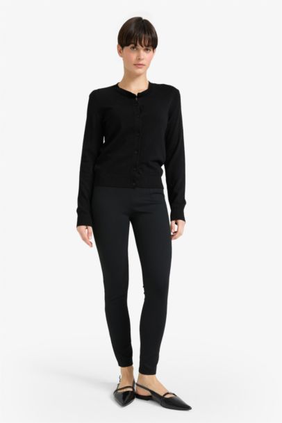 High Waist Dart Detail Leggings