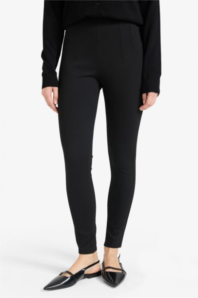 High Waist Dart Detail Leggings