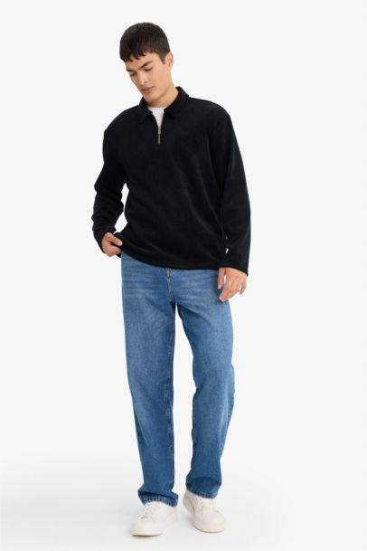 سويت شيرت قصة عادية بياخة بولو