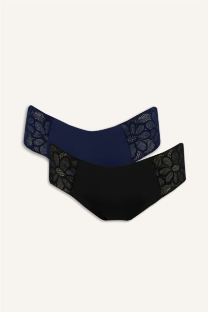 Fall in Love Lace Detailed Micro 2 Piece Hipster Panties