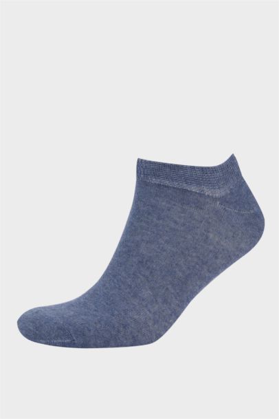 Erkek 7'li Pamuklu Patik Çorap