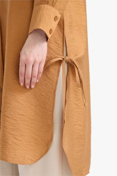 Regular Fit Basic Long Sleeve Shirt Tunic