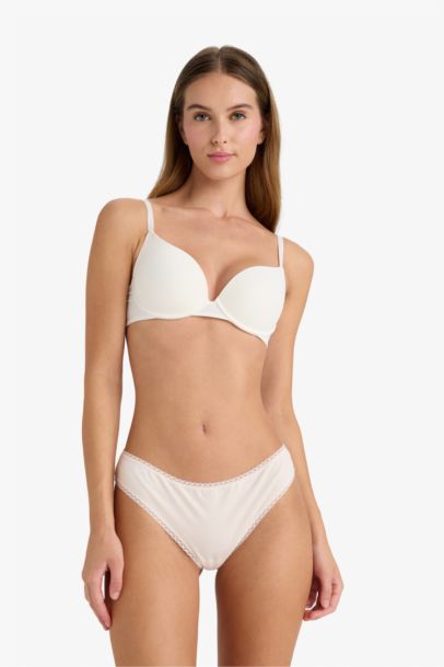 Lace Detail 3 Piece Brazilian Underwear