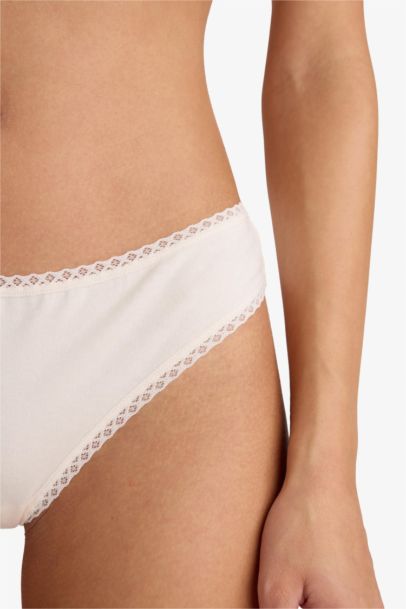 Lace Detail 3 Piece Brazilian Underwear