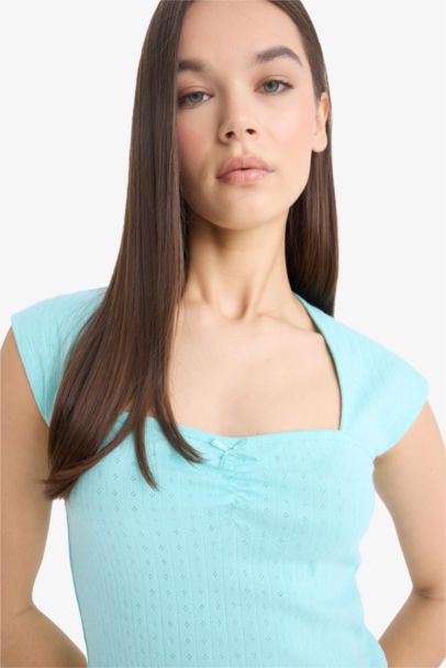 Футболка с коротким рукавом Coool Fitted Crop