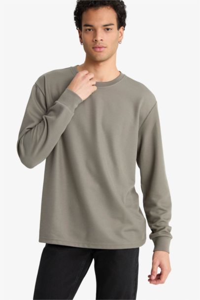 Regular Fit Crew Neck Long Sleeve Body