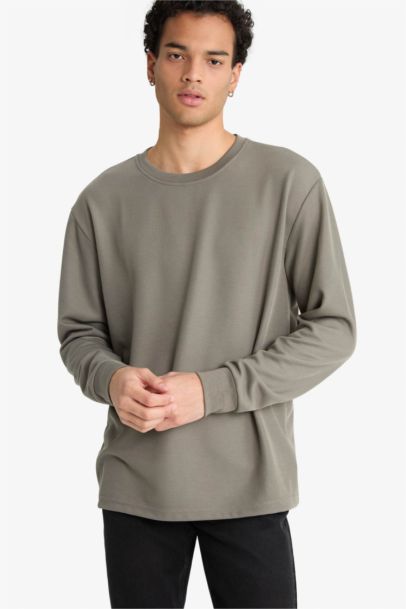Regular Fit Crew Neck Long Sleeve Body