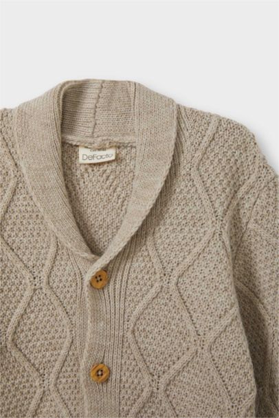 Cardigan en tricot à boutons pour bébé garçon