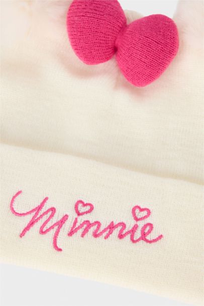 Girl Embroidered Mickey & Minnie Licensed Beret