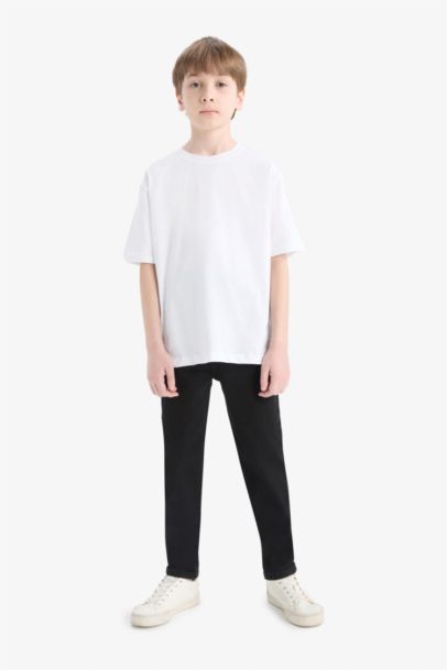 سروال جينز سليم فيت برجل عادي