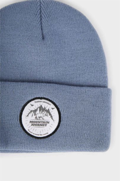 Boy Labeled Knit Beanie