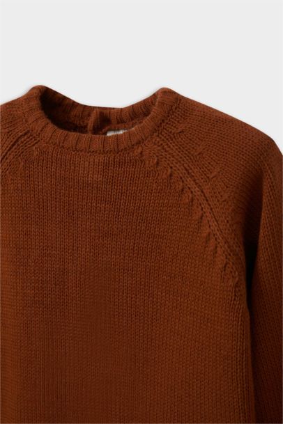 Bisiklet Yaka Triko Kazak Erkek Bebek