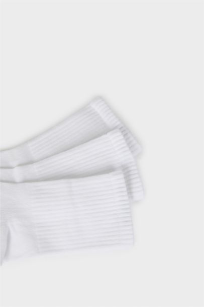 Woman Comfortable Elastic 3 Piece Cotton Long Socks