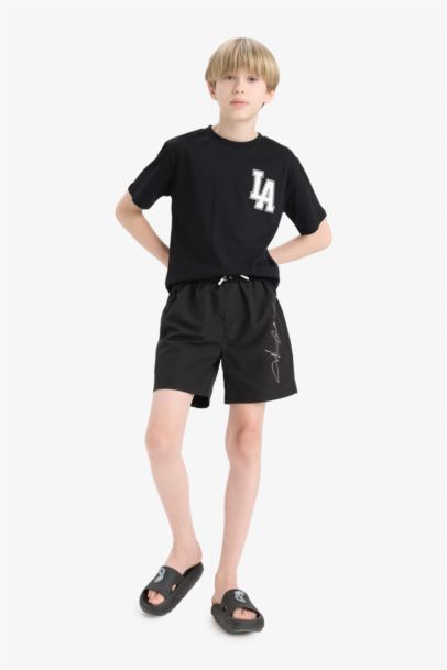 Boy Crew Neck Printed Short Sleeve T-Shirt