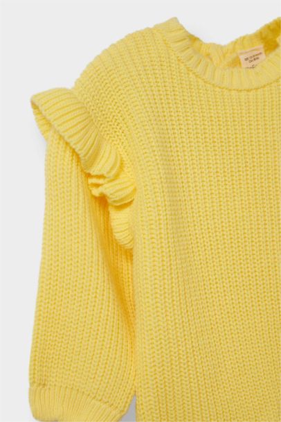 Baby Girl Regular Fit Crew Neck Pullover