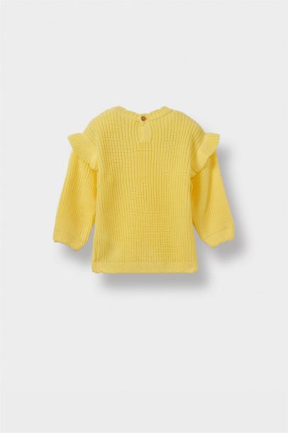 Baby Girl Regular Fit Crew Neck Pullover