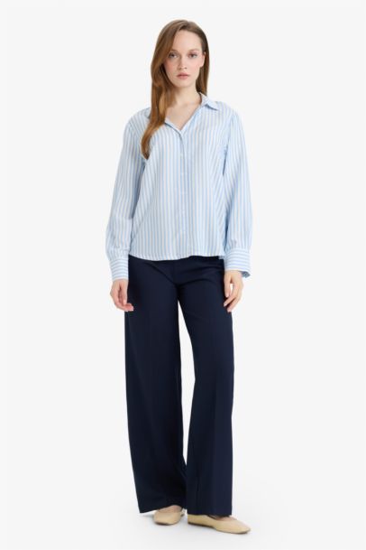 Chemise manches longues à col chemise Coupe décontractée édition Journée de la femme