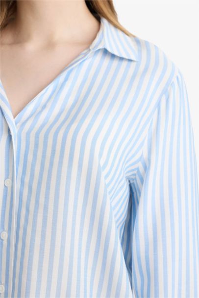 Chemise manches longues à col chemise Coupe décontractée édition Journée de la femme