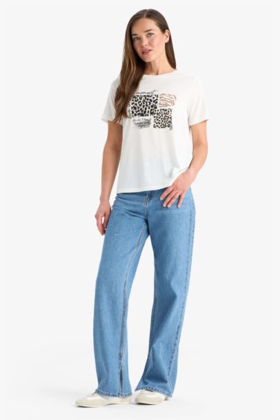 Regular Fit Crew Neck Short Sleeve T-Shirt