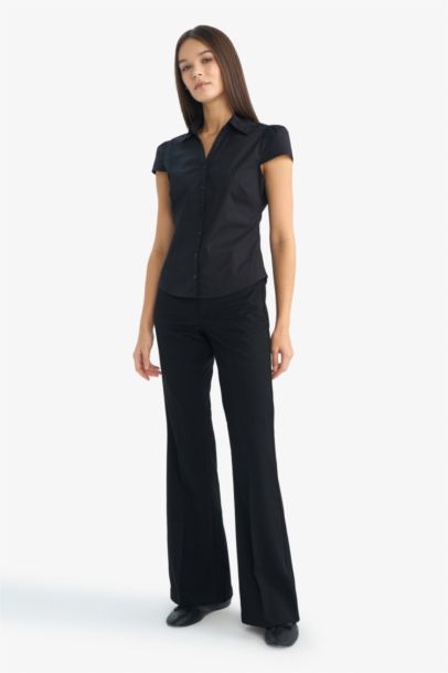 Flare Fit Regular Waist Trousers