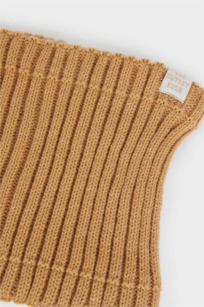 Boy Lined Knit Neck Scarf