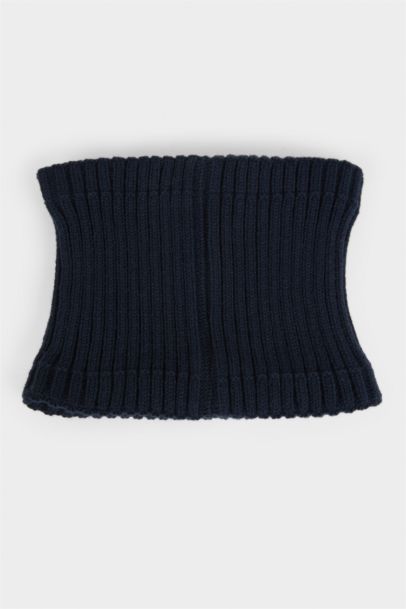 Baby Boy Lined Knit Scarf