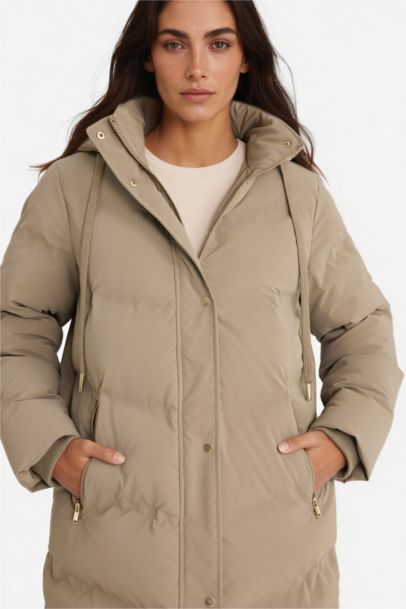 Regular Fit Kapüşonlu Fermuarlı Parka