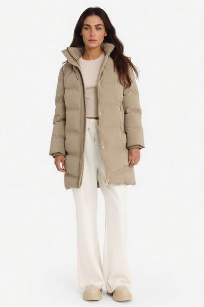 Regular Fit Kapüşonlu Fermuarlı Parka