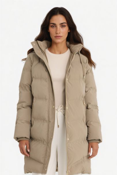 Regular Fit Kapüşonlu Fermuarlı Parka