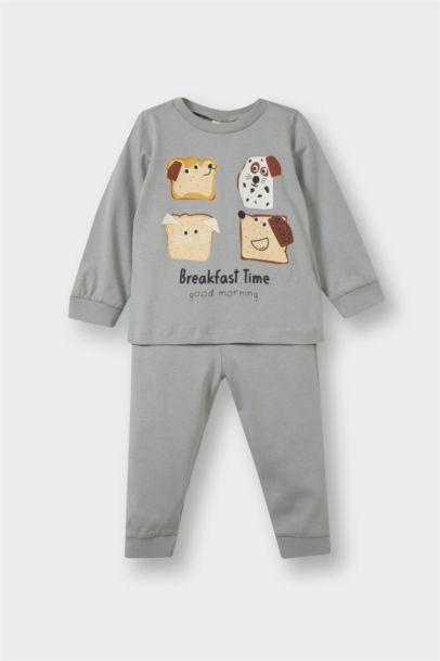 Ensemble Pyjama imprimé à manches longues pour bébé garçon