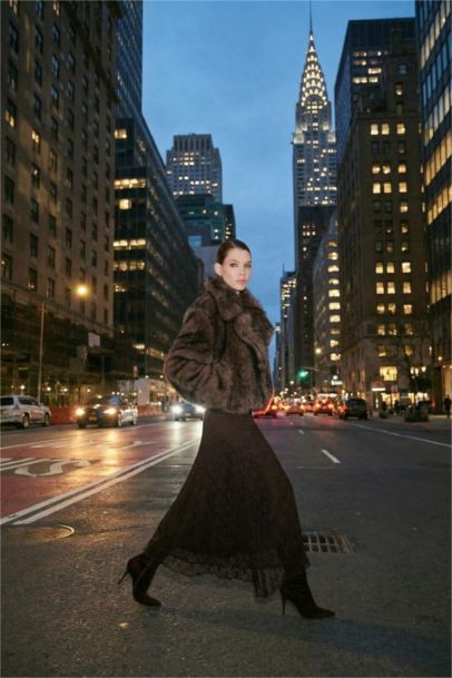 Regular Fit Faux Fur Jacket