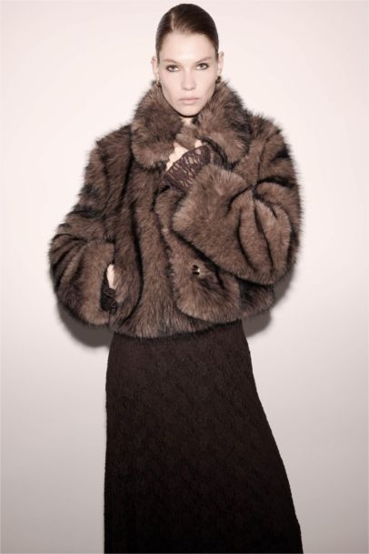 Regular Fit Faux Fur Jacket