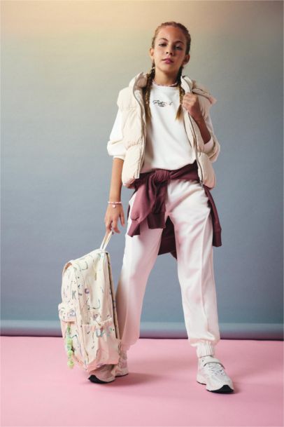 Girl Elastic Waist Jogger Sweatpants