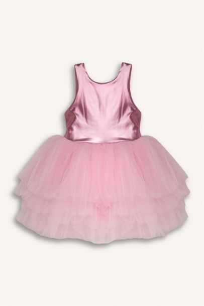 Le Mabelle x DeFacto Askılı Tütü Etekli Elbise Kız Bebek