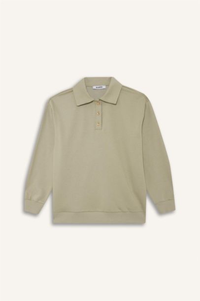 Regular Fit Polo Neck Soft Inside Thick Fabric Tunic