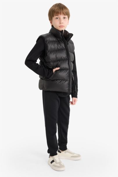 Boy Zippered Waterproof Puffer Vest