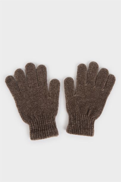 Woman chenille Gloves