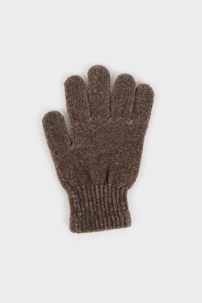 Woman chenille Gloves