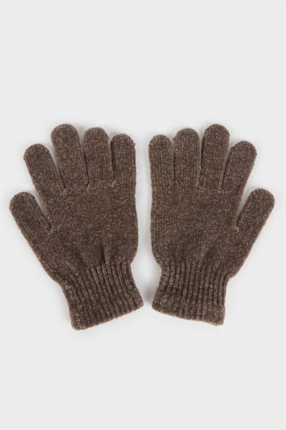 Woman chenille Gloves