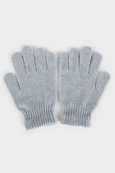 Woman Chenille Gloves
