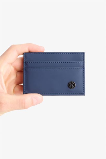 Man Faux Leather Card Holder
