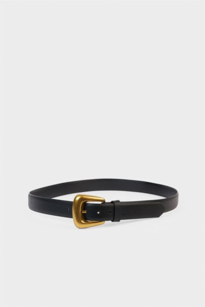 Woman Faux Leather Belt