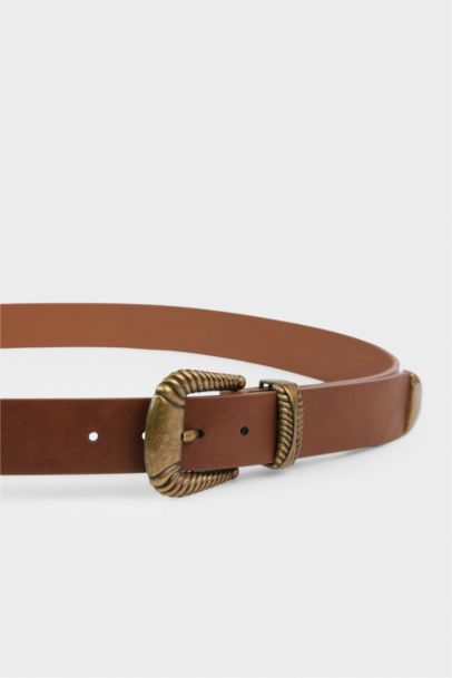 حزام جلد صناعي