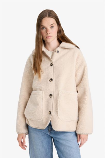 Regular Fit Fur Faux Fur