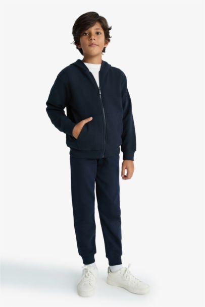 بنطلون بجامة رياضي ولادي قماش رقيق قصة عادية