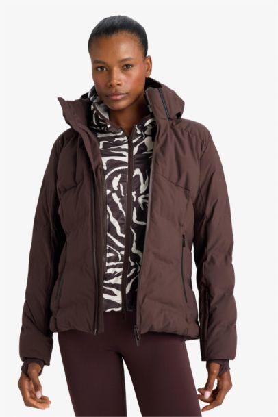 Waterproof Regular Fit Hooded Ski Jacket