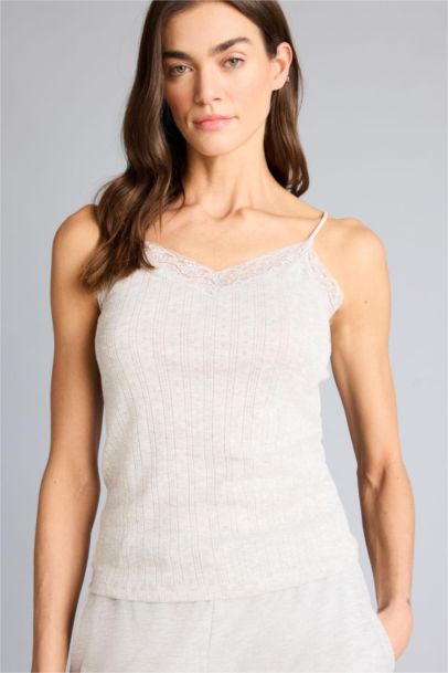 Ribana with Lace Tank Top